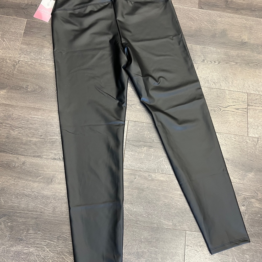 NWT Black Faux Leather Leggings